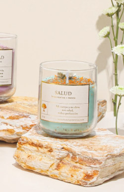 Vela para propiciar la salud